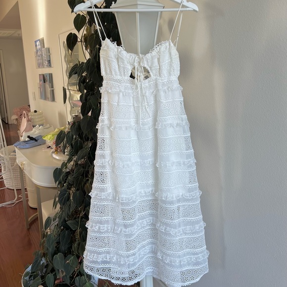 ❌SOLD❌For Love & Lemons Cameron Midi Dress - Picture 3 of 13